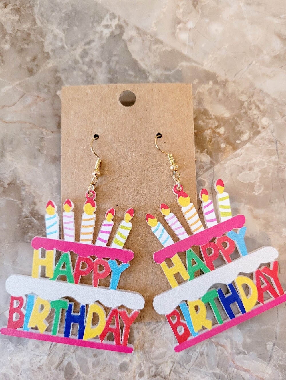🌺Happy Birthday Candle Earings Birthday Accessories Birthday Gits For Her